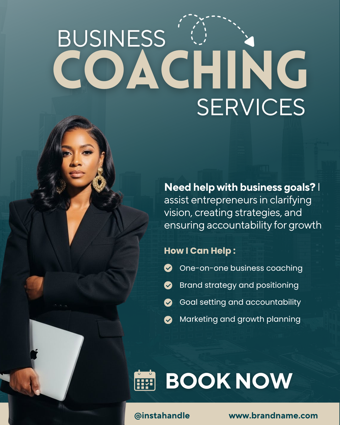 Business coaching flyer